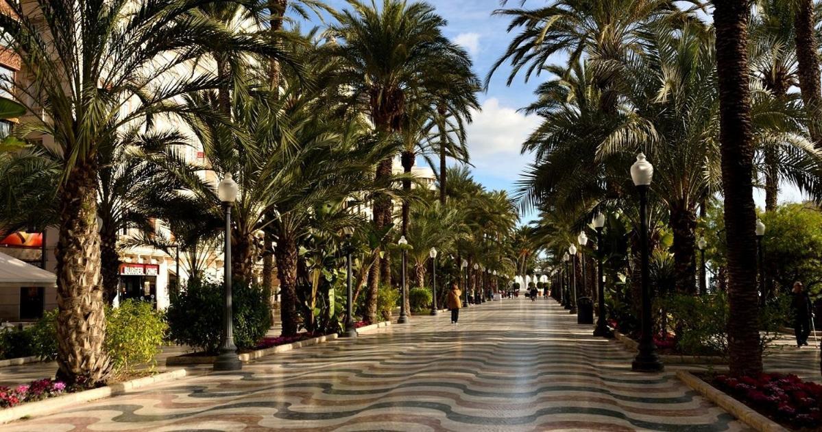 35-3- Комната В Квартире Для Семьи От 1 До 4 Человек В Центре Аликанте Экстерьер фото